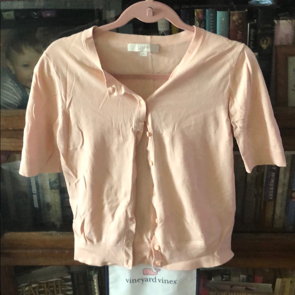 Short sleeve cardigan